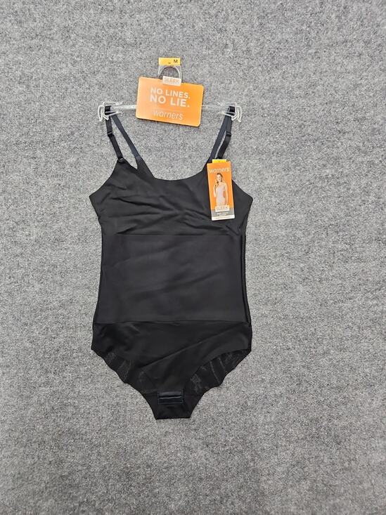 Warner's Other - Warners Woman's Sleek Underneath Waist Cincher Bodysuit SIZE Medium Color Black
